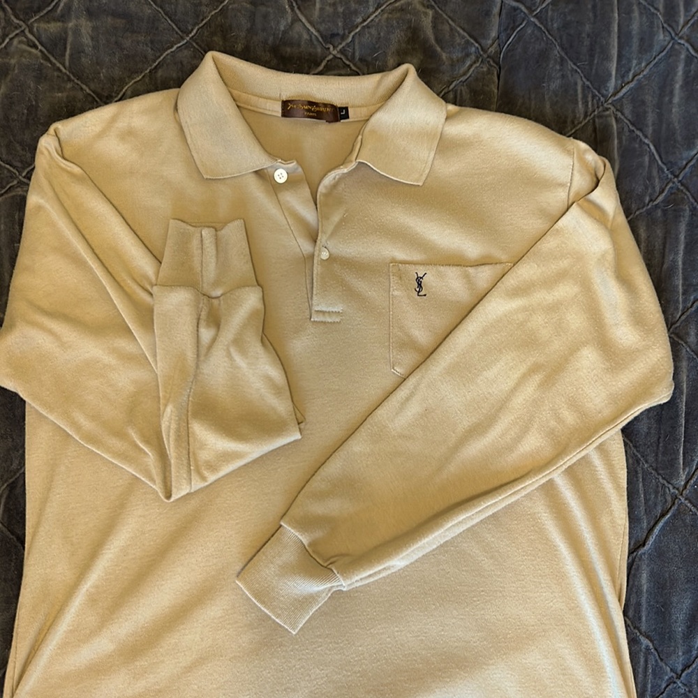 YSL long sleeve polo shirt